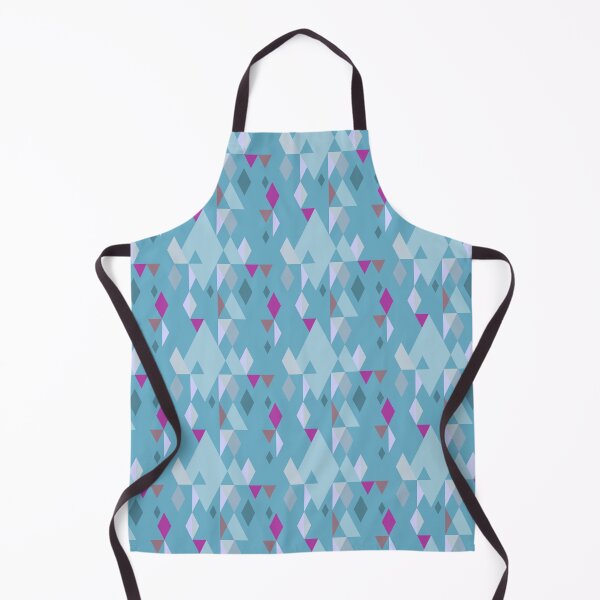 Item preview, Rhombuses on green-blue background, abstract seamless pattern designed and sold by Irina Ivanova.