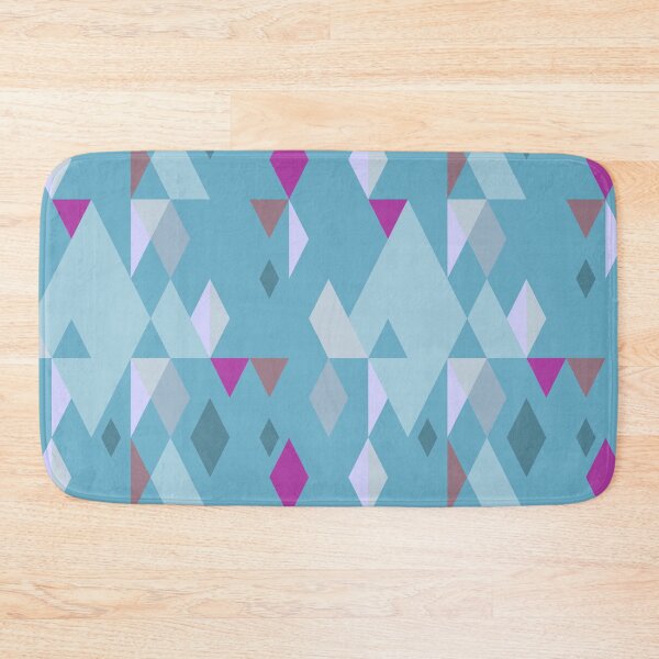 Item preview, Rhombuses on green-blue background, abstract seamless pattern designed and sold by Irina Ivanova.