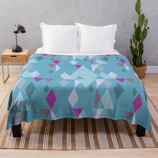 Item preview, Rhombuses on green-blue background, abstract seamless pattern designed and sold by Irina Ivanova.