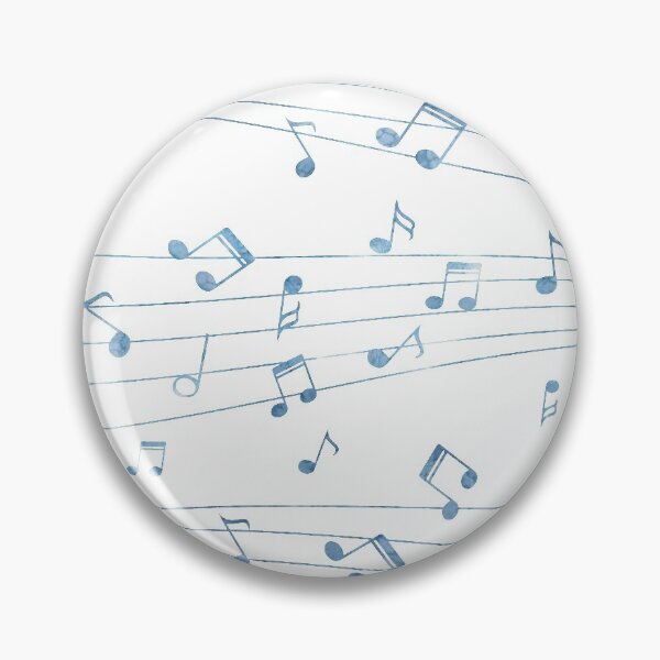 Item preview, Watercolor Blue Music Notes designed and sold by Primroaddesigns.