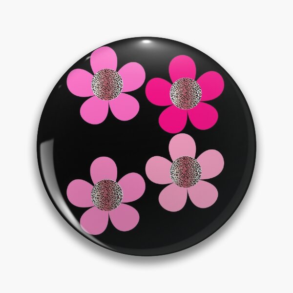 Item preview, Pink Leopard Print Bib Flowers designed and sold by sunandsnowglobe.