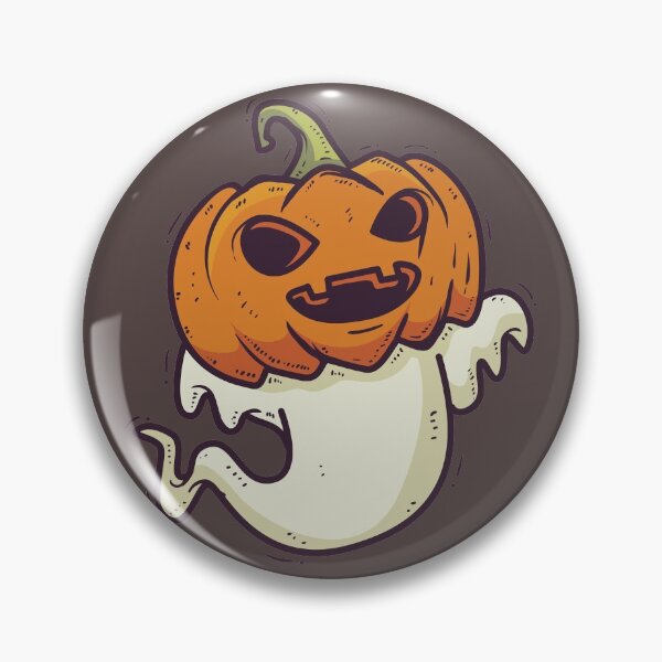 Item preview, Spooky Pumpkin Eating Ghost designed and sold by ZodesignArt.