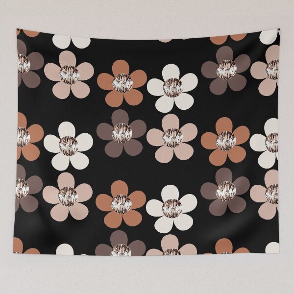 Item preview, Tiger Animal Print Bib Flowers designed and sold by sunandsnowglobe.