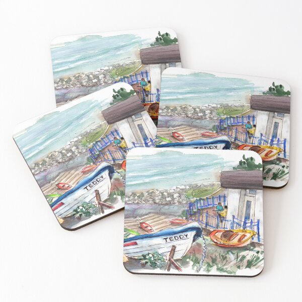 Item preview, Teddy Boat In Runswick Bay designed and sold by Goodaboom.