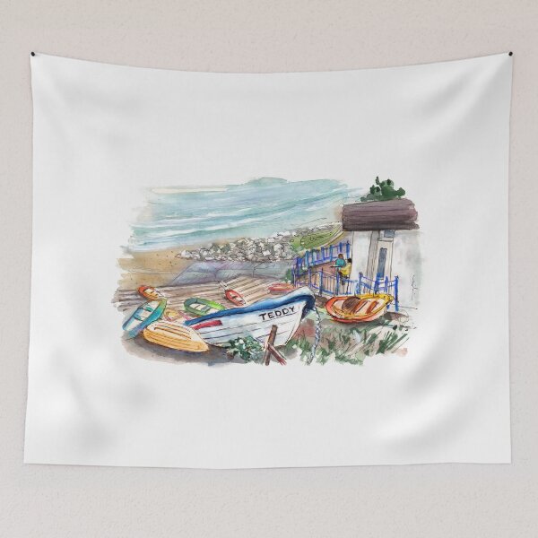 Item preview, Teddy Boat In Runswick Bay designed and sold by Goodaboom.