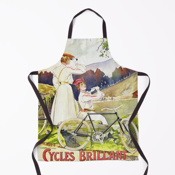 Artikelvorschau, Retro Vintage Fahrrad französisches Poster - Cycles Brillant entworfen und verkauft von DejaVuStudio.