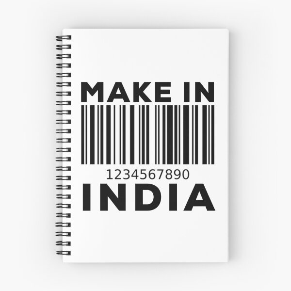 Aperçu de l'œuvre Faire en Inde Code à barres créée et vendue par So Witcasm ?.