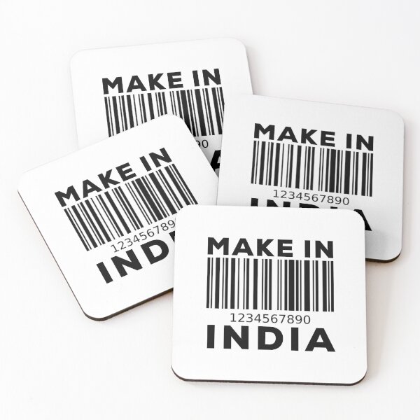 Item preview, Make In India Bar Code designed and sold by So Witcasm ?.