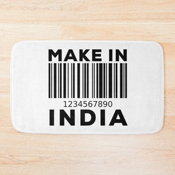 Item preview, Make In India Bar Code designed and sold by So Witcasm ?.