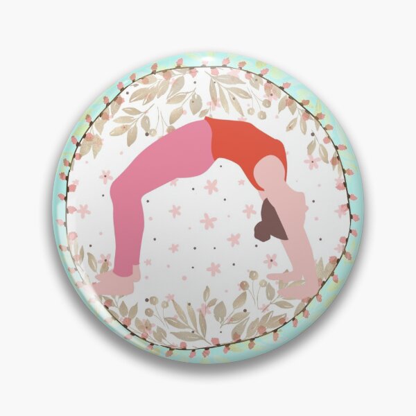 Item preview, Yoga meditation wheel pose designed and sold by Trio's Stuff.