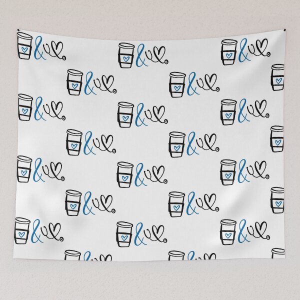 Item preview, Coffee and nursing, cute gift for Nurses or Doctors designed and sold by BRtisticDesigns.