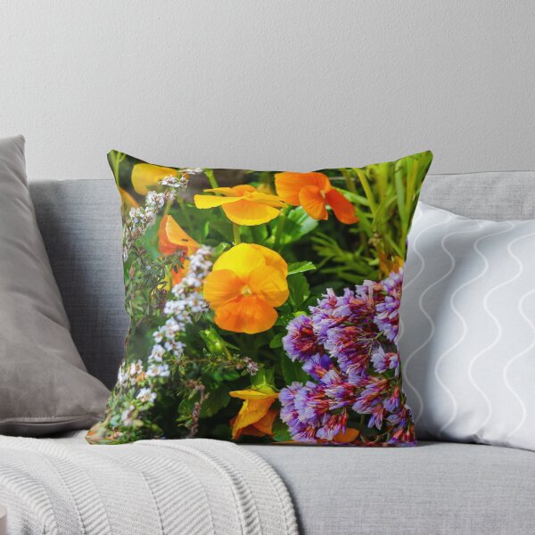 Artikelvorschau, Sunny Orange Stiefmütterchen Blumen entworfen und verkauft von FigTreeMagick.