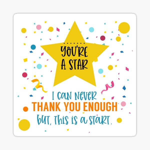 Item preview, you're a star gsreat staff, great team thanks for being awesome boss designed and sold by TheArtyApples.