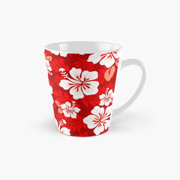 Item preview, Hawaiian Aloha Shirt Pattern — Red designed and sold by staticnoise.