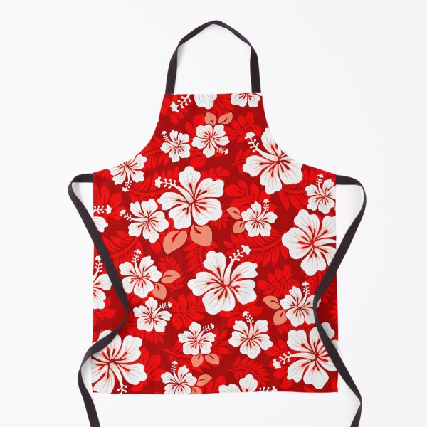 Item preview, Hawaiian Aloha Shirt Pattern — Red designed and sold by staticnoise.