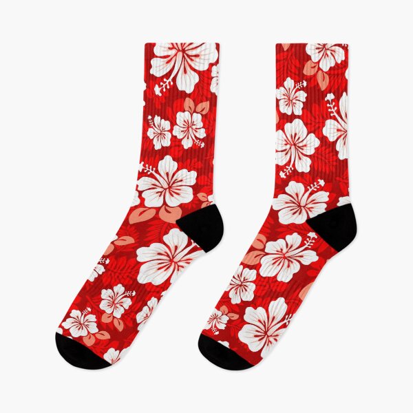 Item preview, Hawaiian Aloha Shirt Pattern — Red designed and sold by staticnoise.