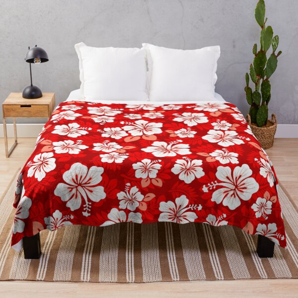 Item preview, Patrón de camisa hawaiana Aloha - Rojo designed and sold by staticnoise.