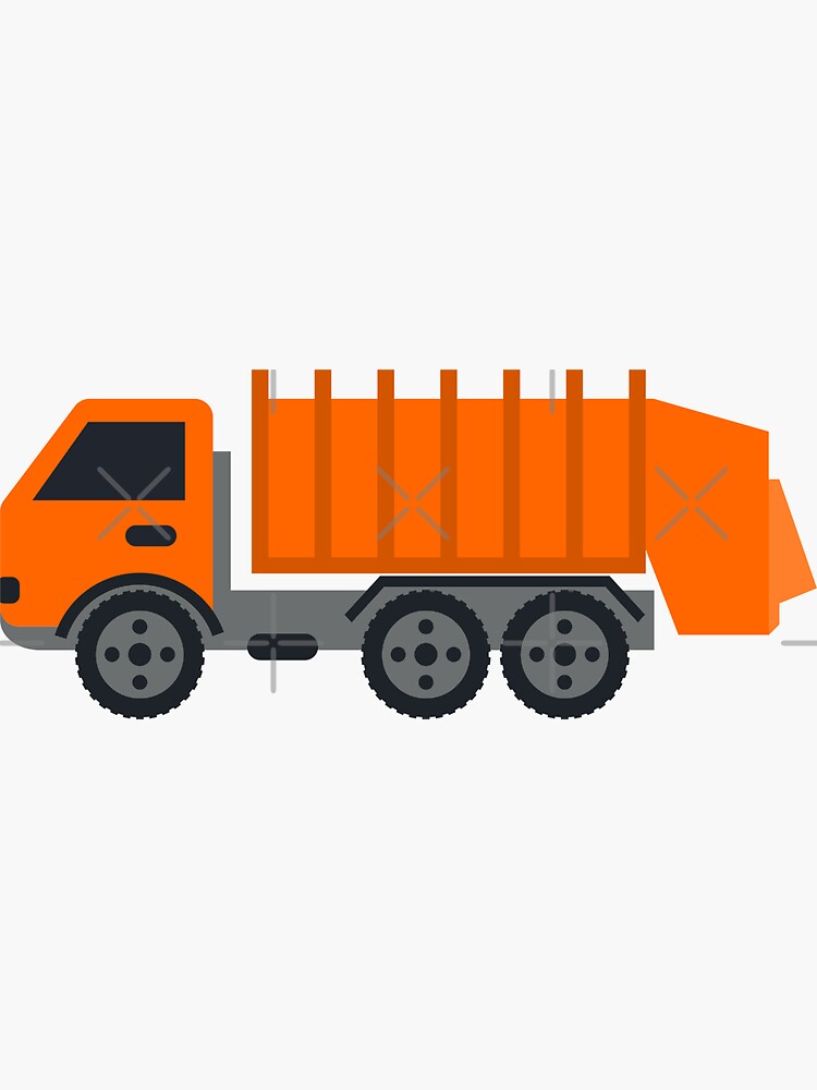 Müllabfuhr - Müllwagen - Müllauto' Sticker