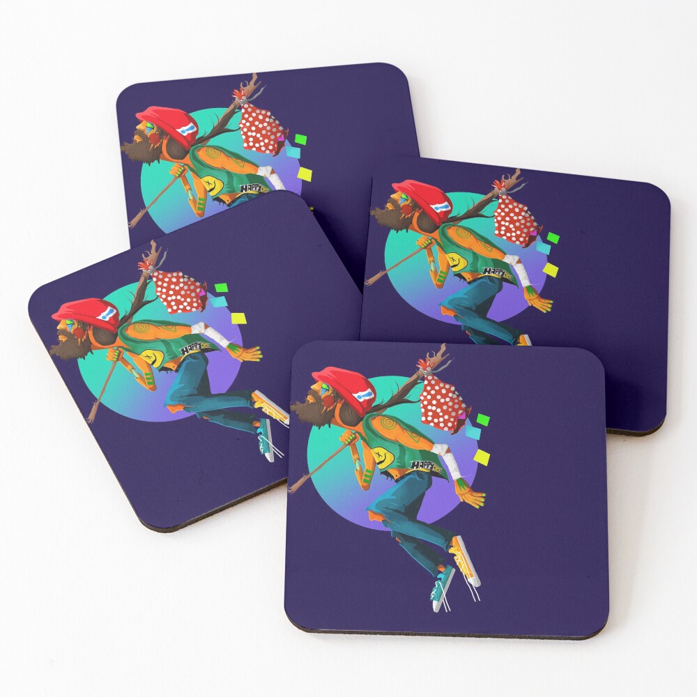 Item preview, Coasters (Set of 4) designed and sold by Bensaifcom.