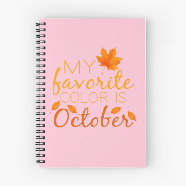 Item preview, My Favorite Color Is October : Cute Fall Gift idea For Women's, girls, men's and boys designed and sold by JustGift.