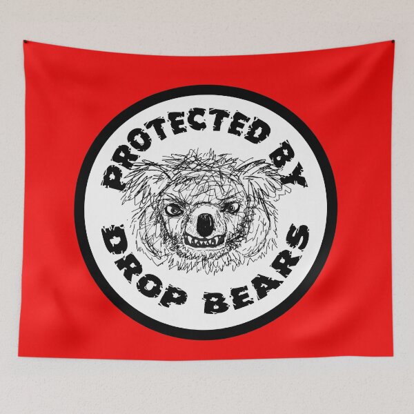 Item preview, Protected by Drop Bears designed and sold by Heatherian.