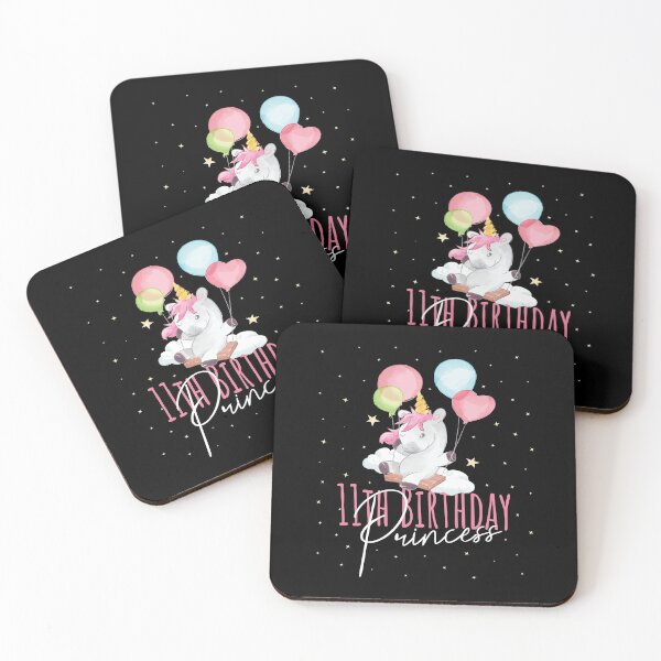 Item preview, 11th Birthday Princess Girl 11 Years Old Unicorn Lover B-Day product designed and sold by Grabitees.