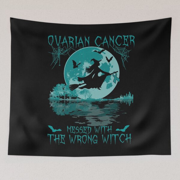 Item preview, Messed With The Wrong Witch Ovarian Cancer Awareness designed and sold by DennisVon.