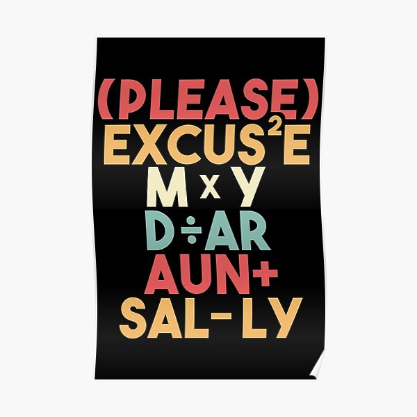 Pemdas Posters Redbubble