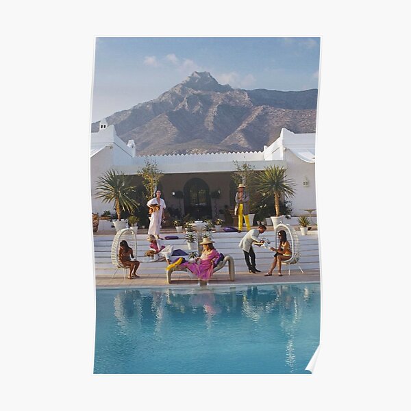 What To Wear To a Slim Aarons Party in Spain Poster