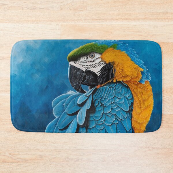 Item preview, Blue and gold Macaw portrait designed and sold by Debra Dickson.