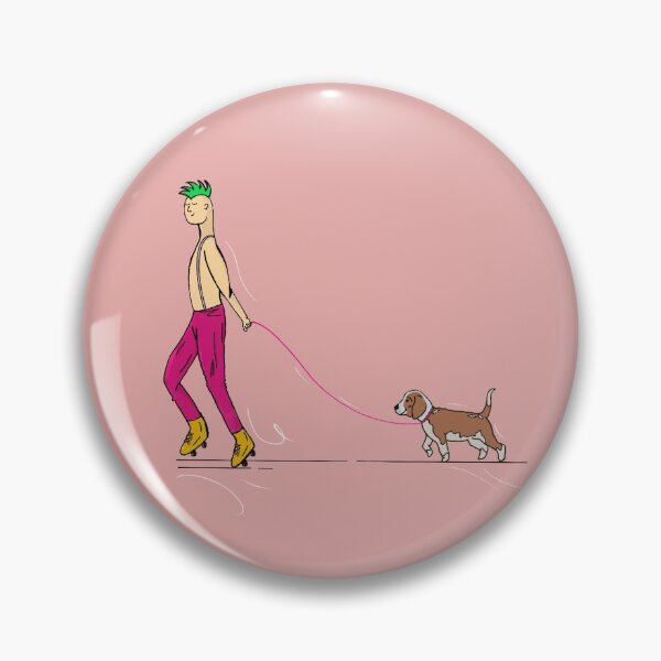 Item preview, Rollerblader with a Puppy designed and sold by danielcelikbas.
