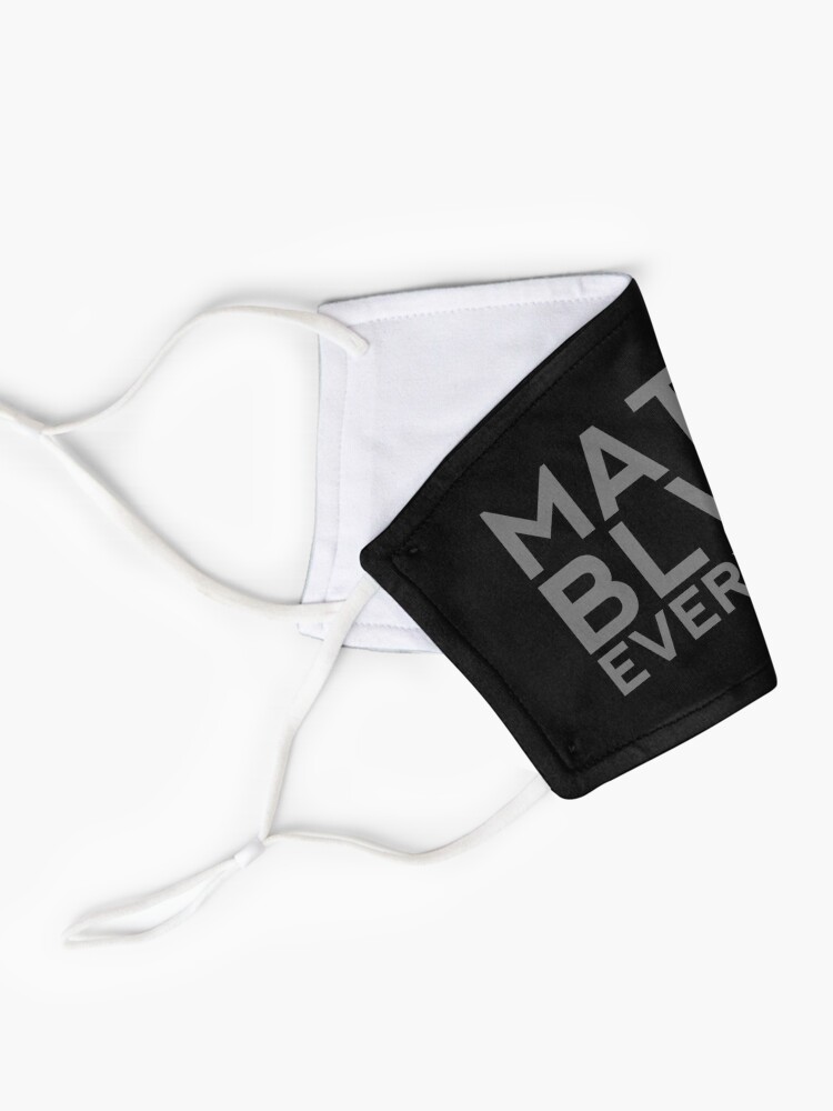 Matte Black Everything 007 Mask for Sale by SUKHMINDER007