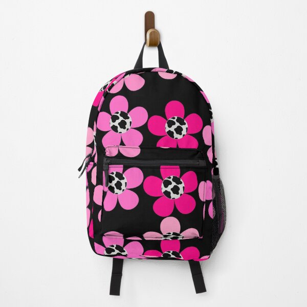 Item preview, Pink Cow Print Bib Flowers designed and sold by sunandsnowglobe.