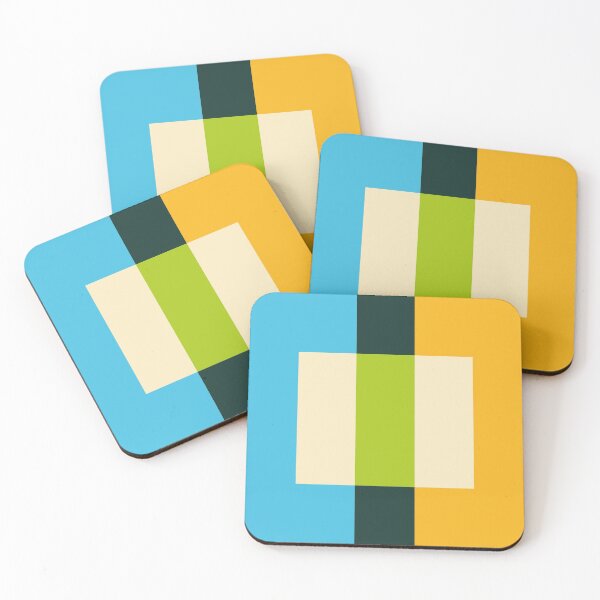 Item preview, blue yellow duopoly designed and sold by artistgaf.