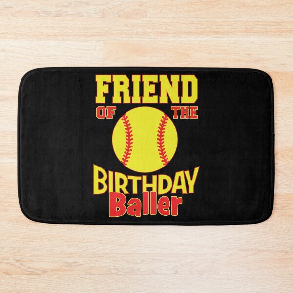 Item preview, Friend Of The Birthday Baller Softball Lover B-day Party product designed and sold by Grabitees.