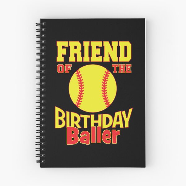 Item preview, Friend Of The Birthday Baller Softball Lover B-day Party product designed and sold by Grabitees.
