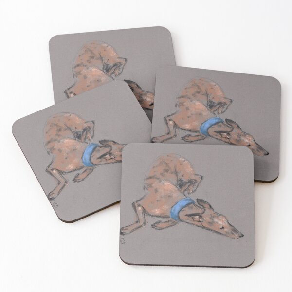 Item preview, Sighthound in pastel chalk designed and sold by lobitos.