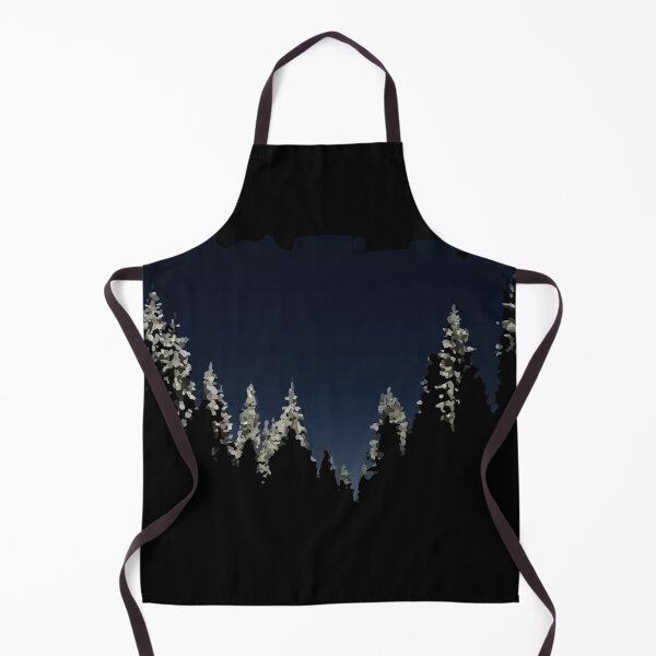 Aperçu de l'œuvre Night forest GIFT T-shirt noir pour homme ou femme créée et vendue par Galina Kostyaeva.