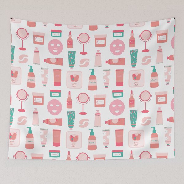 Item preview, Skincare Products Pattern designed and sold by Aysel's Designs.