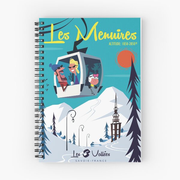 Item preview, Les Menuires poster designed and sold by GAGodel.