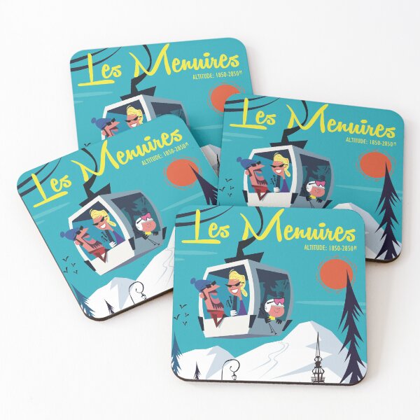 Item preview, Les Menuires poster designed and sold by GAGodel.