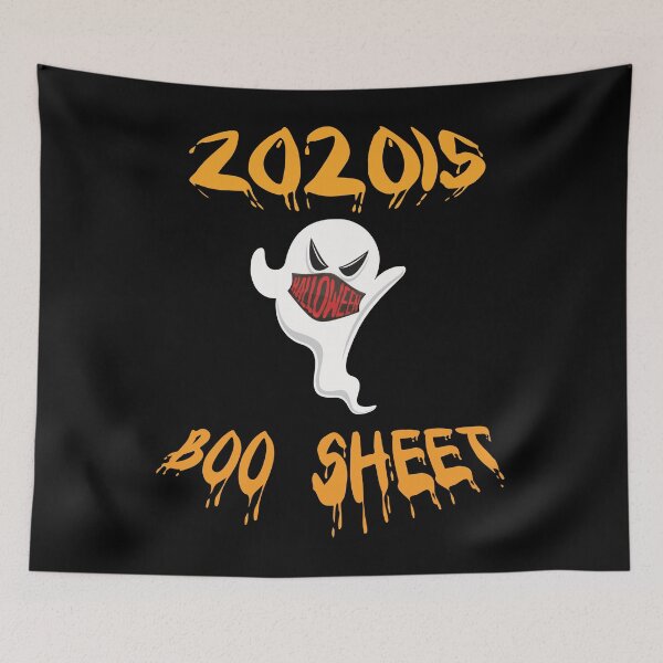 Item preview, 2020 is Boo Sheets White Ghost with Mask Perfect Halloween costume idea designed and sold by Tatus Brinal.