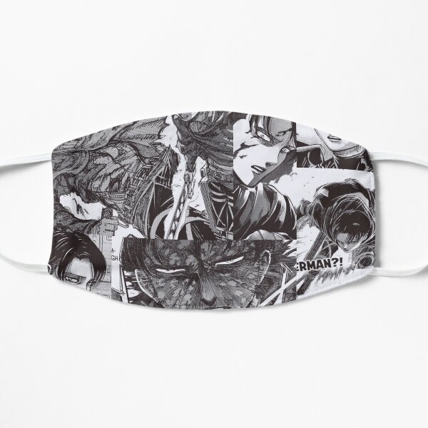 Levi Ackerman, Attack on Titan (landscape) Flat Mask