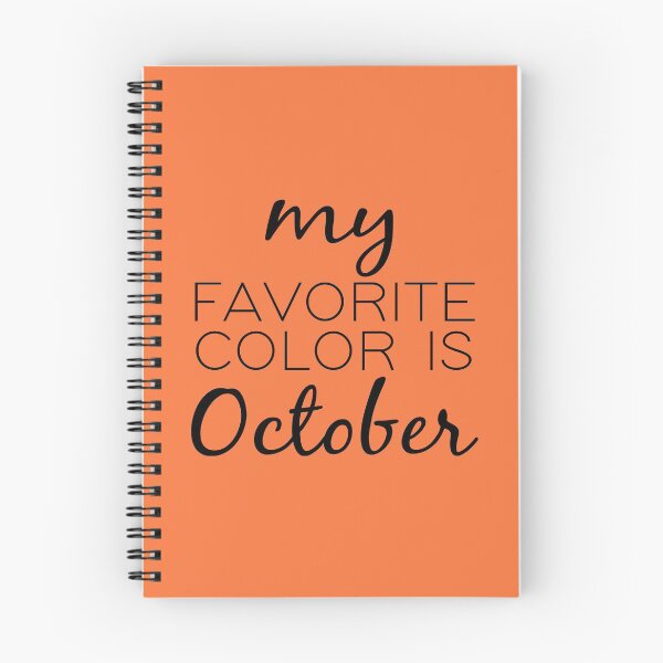 Item preview, My Favorite Color Is October : Cute Fall Gift idea For Women's, girls, men's and boys designed and sold by JustGift.