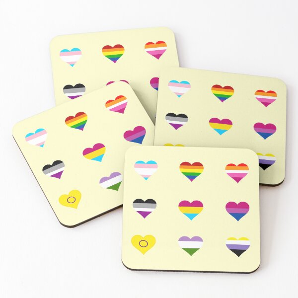 Item preview, Pride hearts  designed and sold by Bitit.