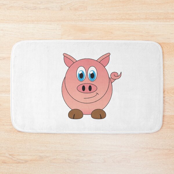 Item preview, Cute cartoon pig in pink designed and sold by Pano1980.
