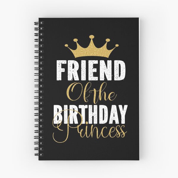 Item preview, Friend Of The Birthday Princess Girls Party design designed and sold by Grabitees.