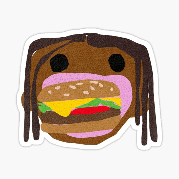 Travis Scott Mcdonalds Stickers Redbubble