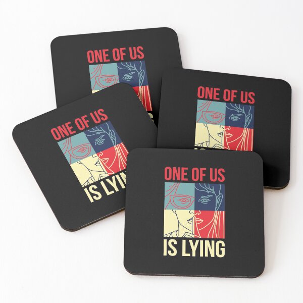 Item preview, One Of Us Is Lying  designed and sold by kurokameart.