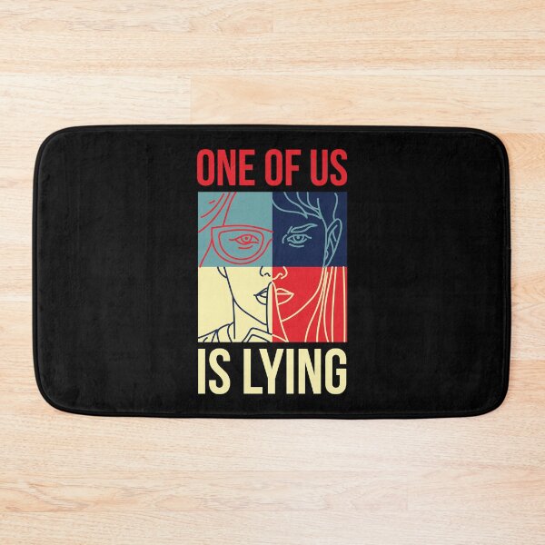 Item preview, One Of Us Is Lying  designed and sold by kurokameart.